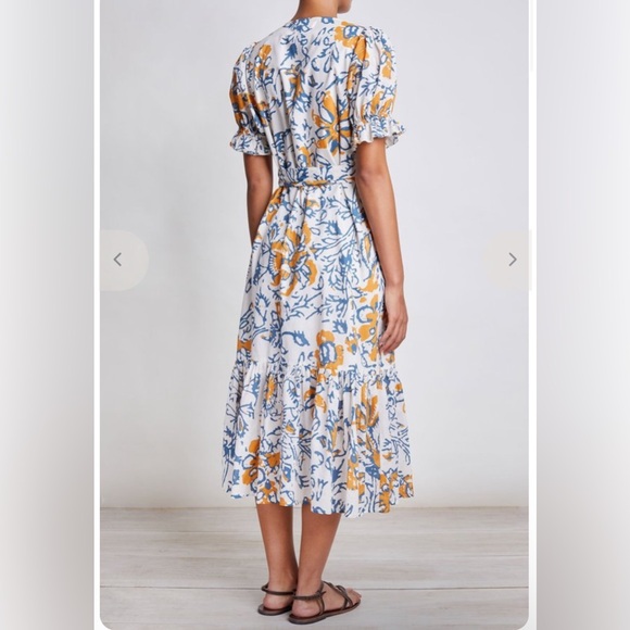 APIECE APART
MONTEROSSA DRESS - FLORES ORANGE Size 4 - Picture 5 of 7